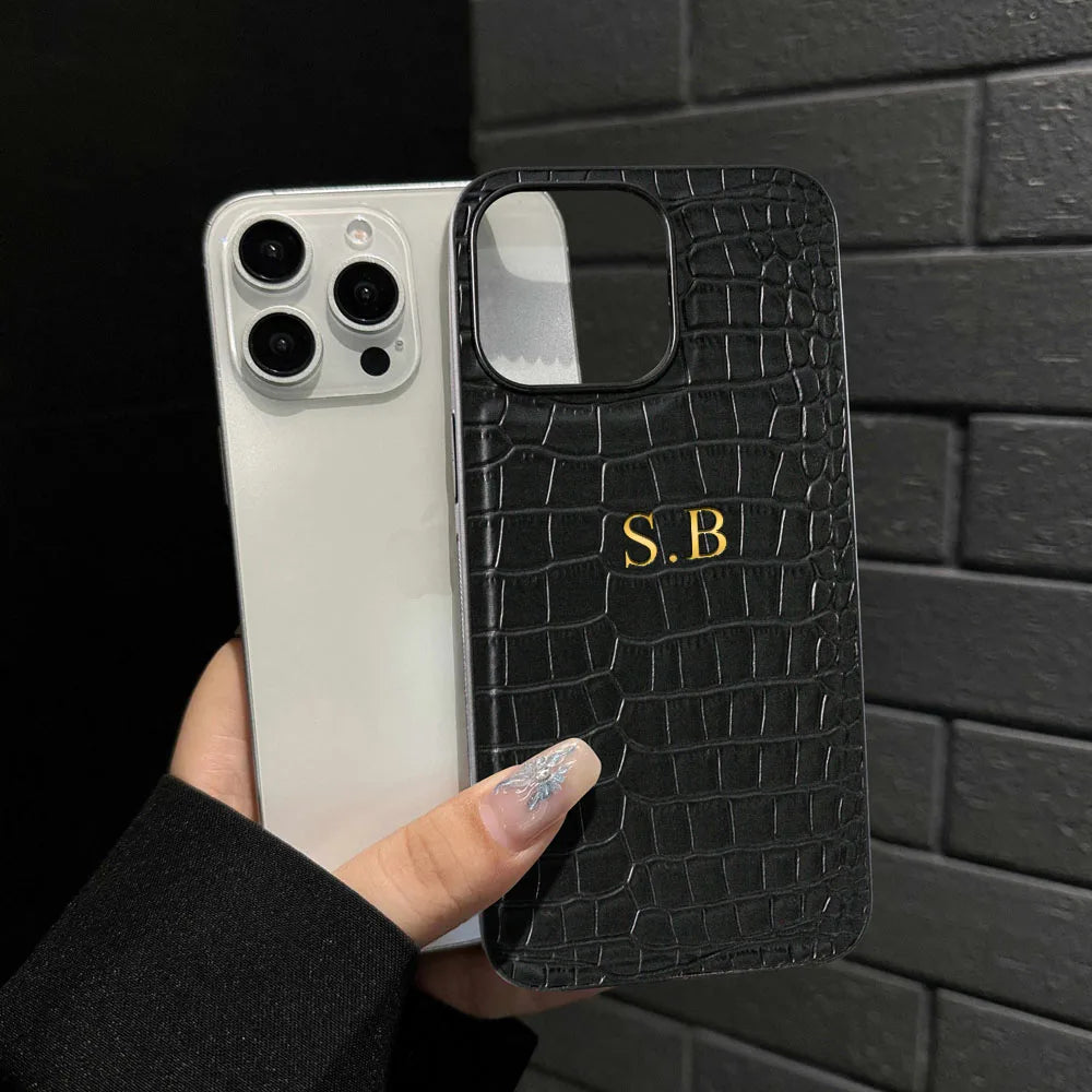 ⭐ Crocodile Monogram Case