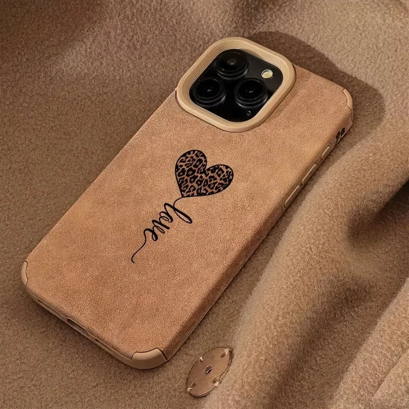leopard luxe case for iphone17,16,15,14,13,12,11