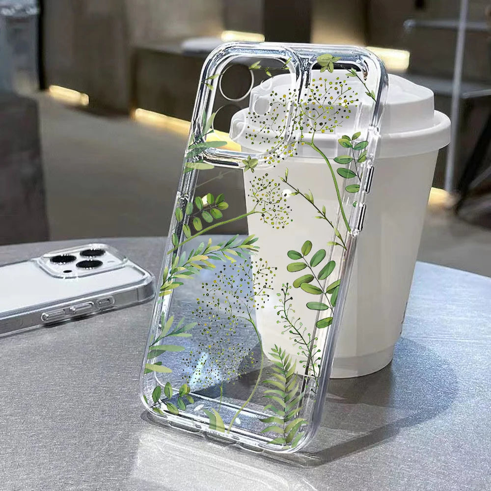 ⭐ Floral Clear Shield Case