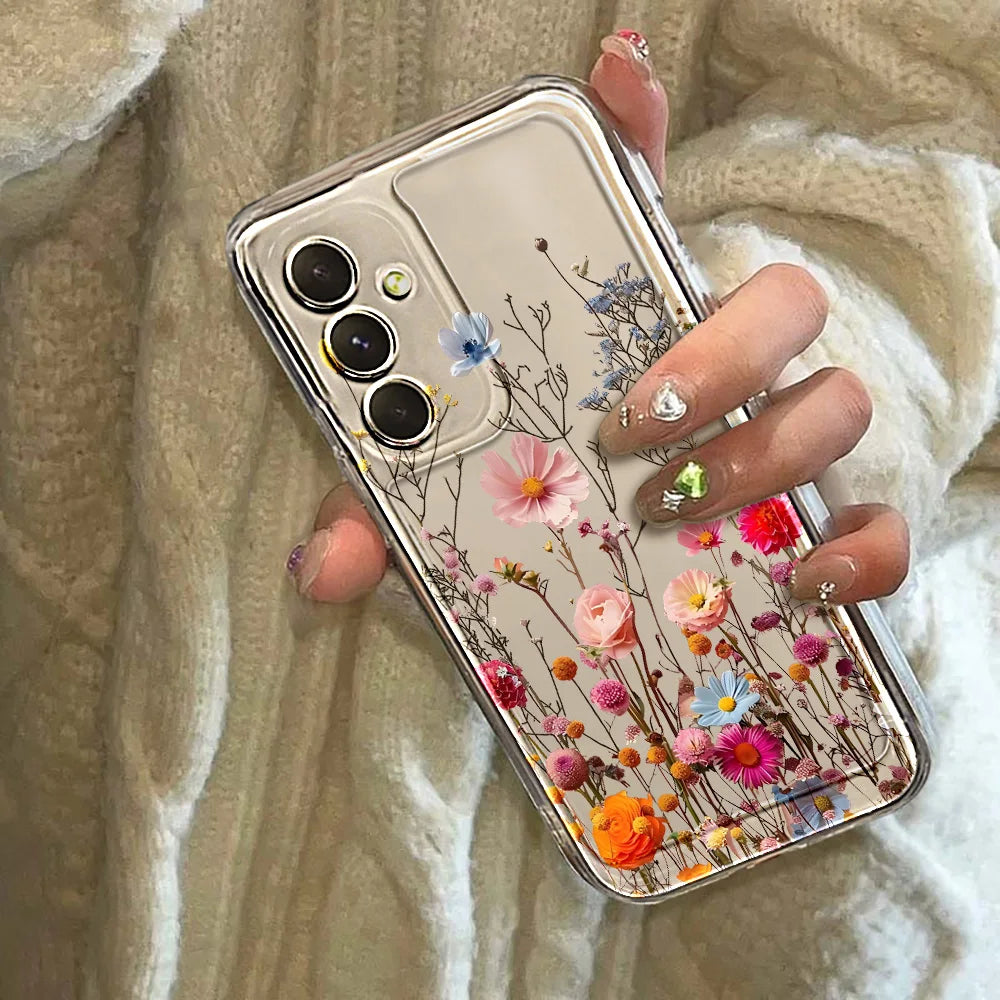 ⭐ Floral Clear Shield Case