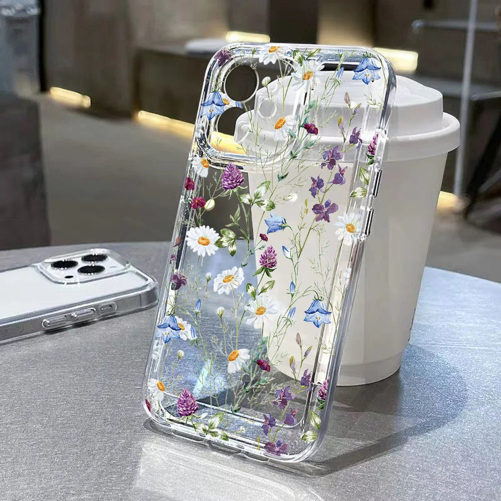 ⭐ Floral Clear Shield Case