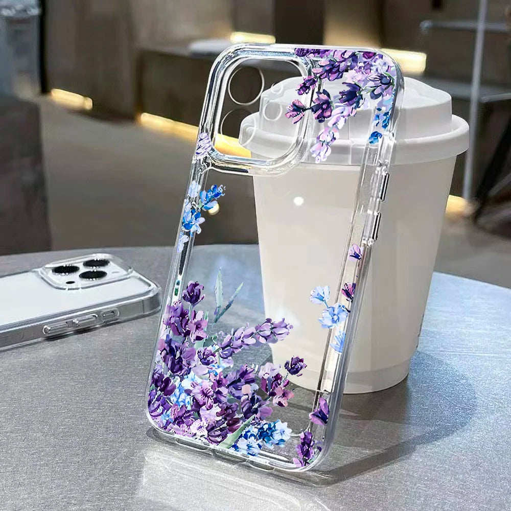 ⭐ Floral Clear Shield Case