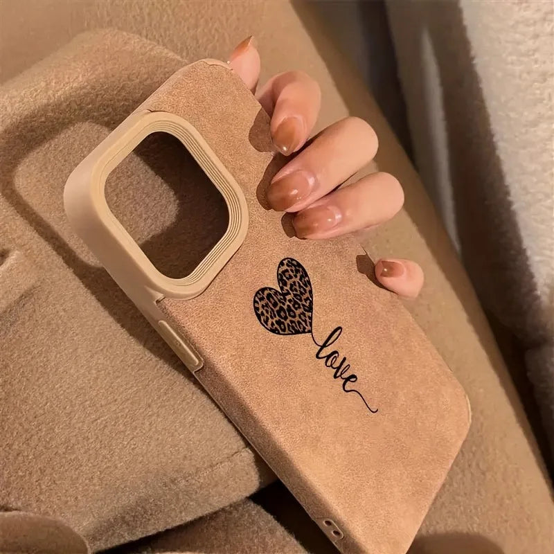 leopard luxe case for iphone17,16,15,14,13,12,11