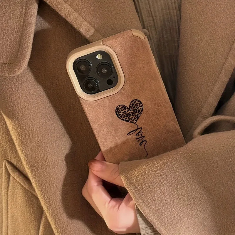 leopard luxe case for iphone17,16,15,14,13,12,11