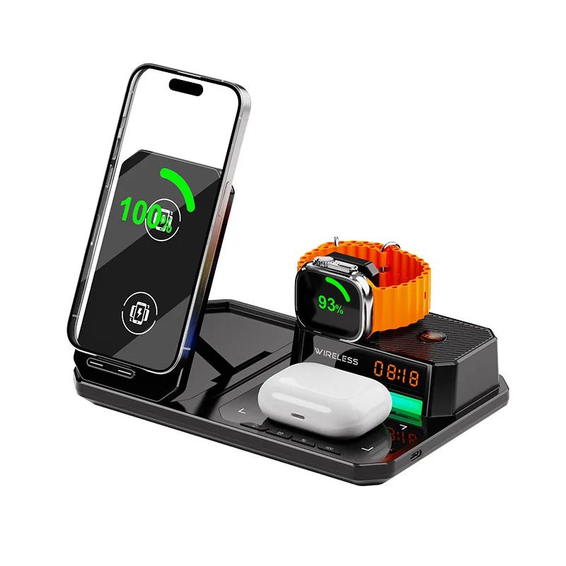 ChargeHub 5-in-1 Station🔥💡🔋🎶