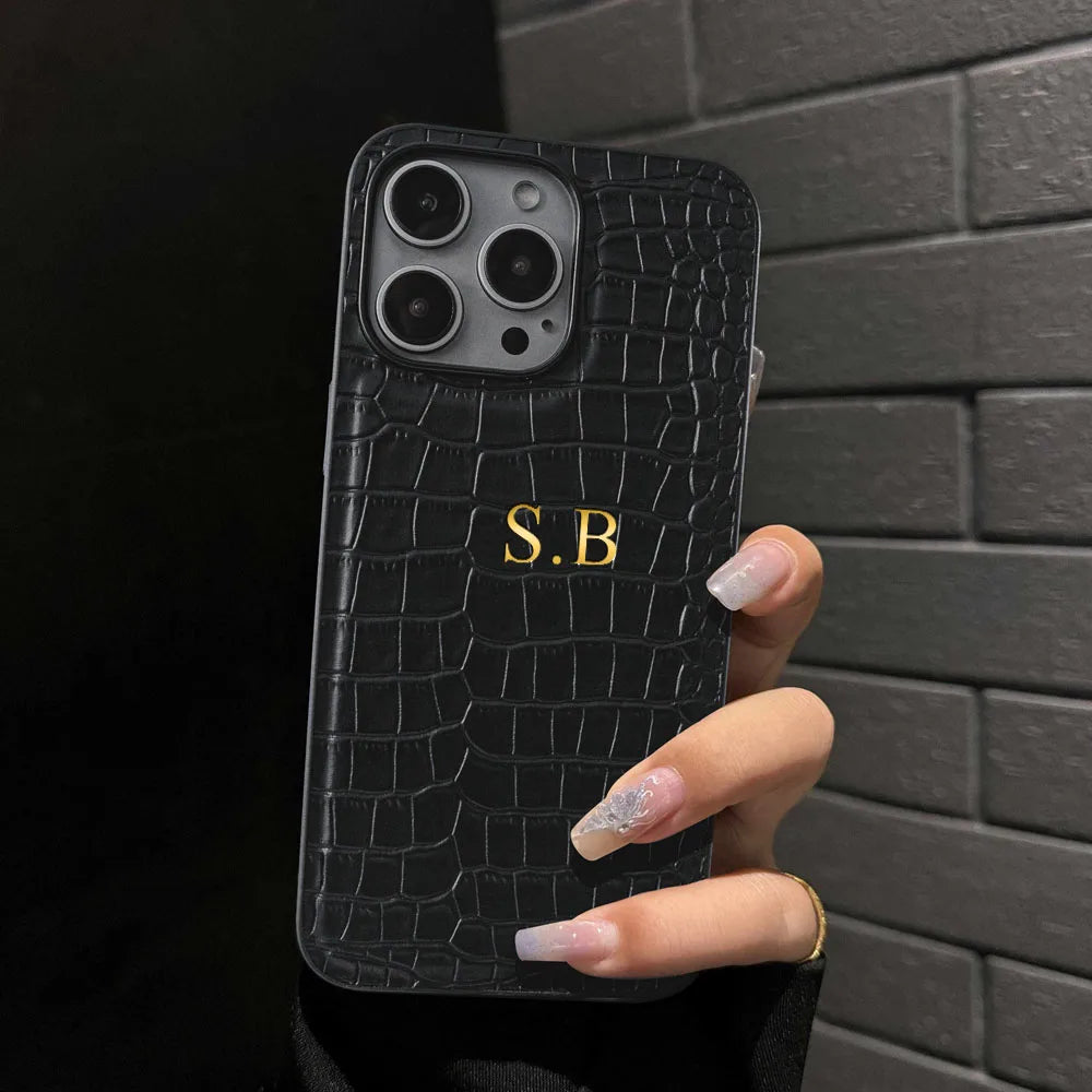 ⭐ Crocodile Monogram Case