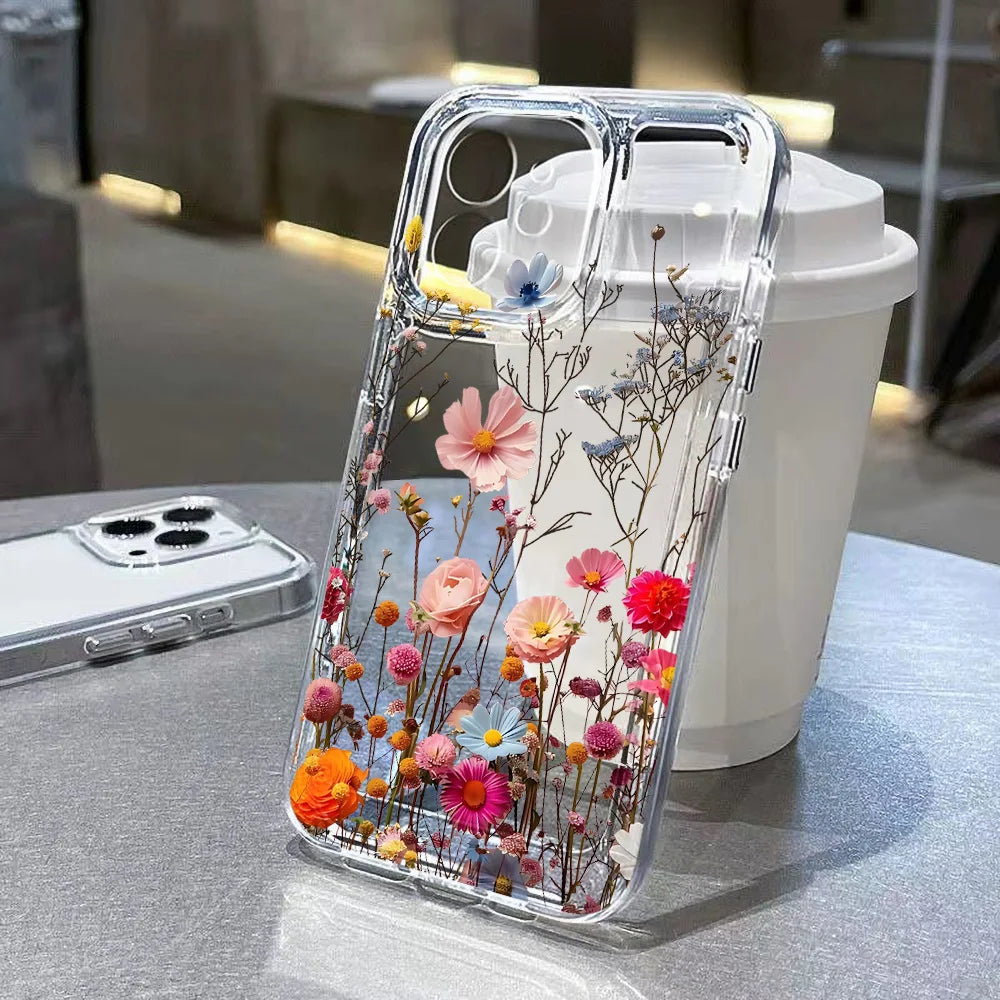 ⭐ Floral Clear Shield Case