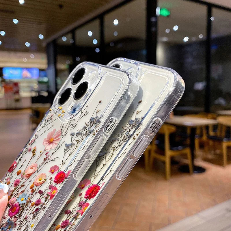 ⭐ Floral Clear Shield Case