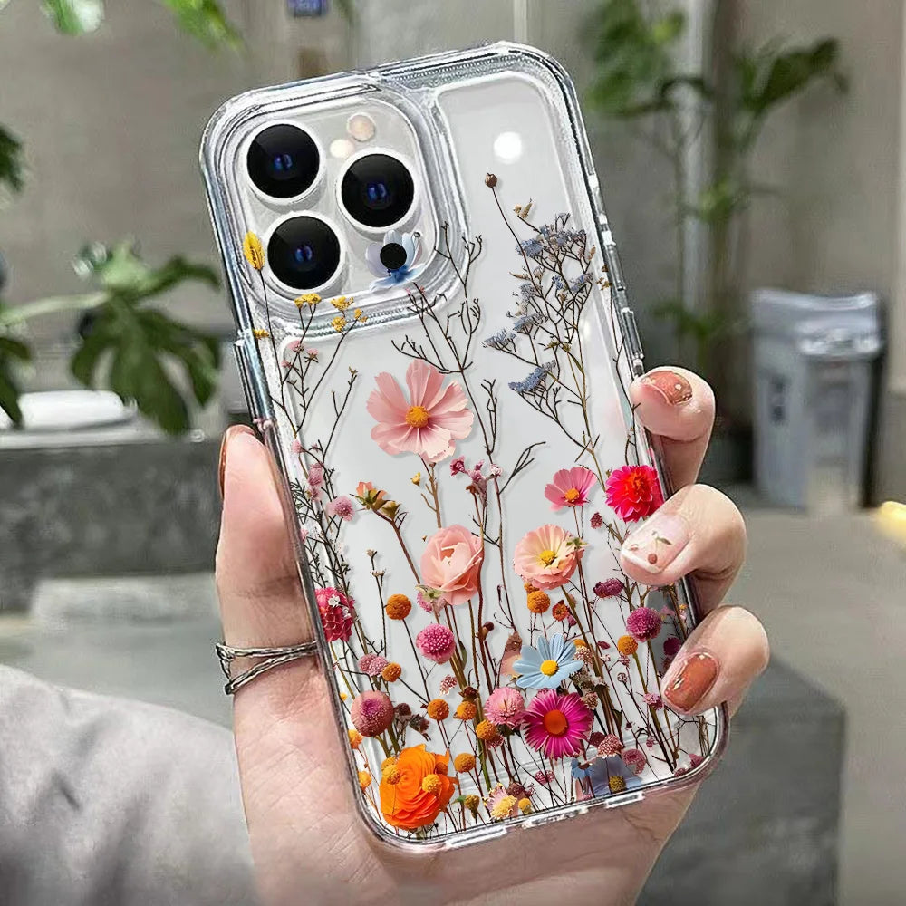 ⭐ Floral Clear Shield Case