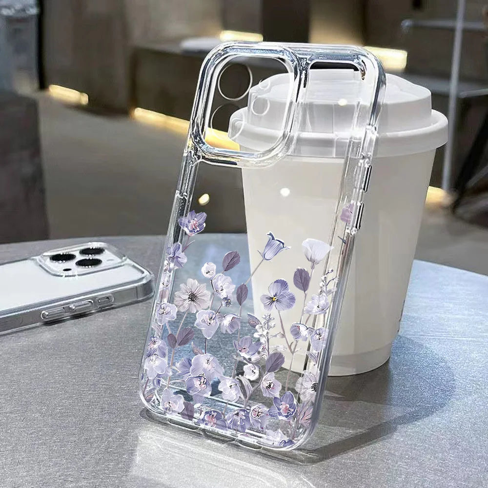 ⭐ Floral Clear Shield Case