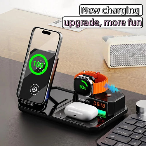 ChargeHub 5-in-1 Station🔥💡🔋🎶