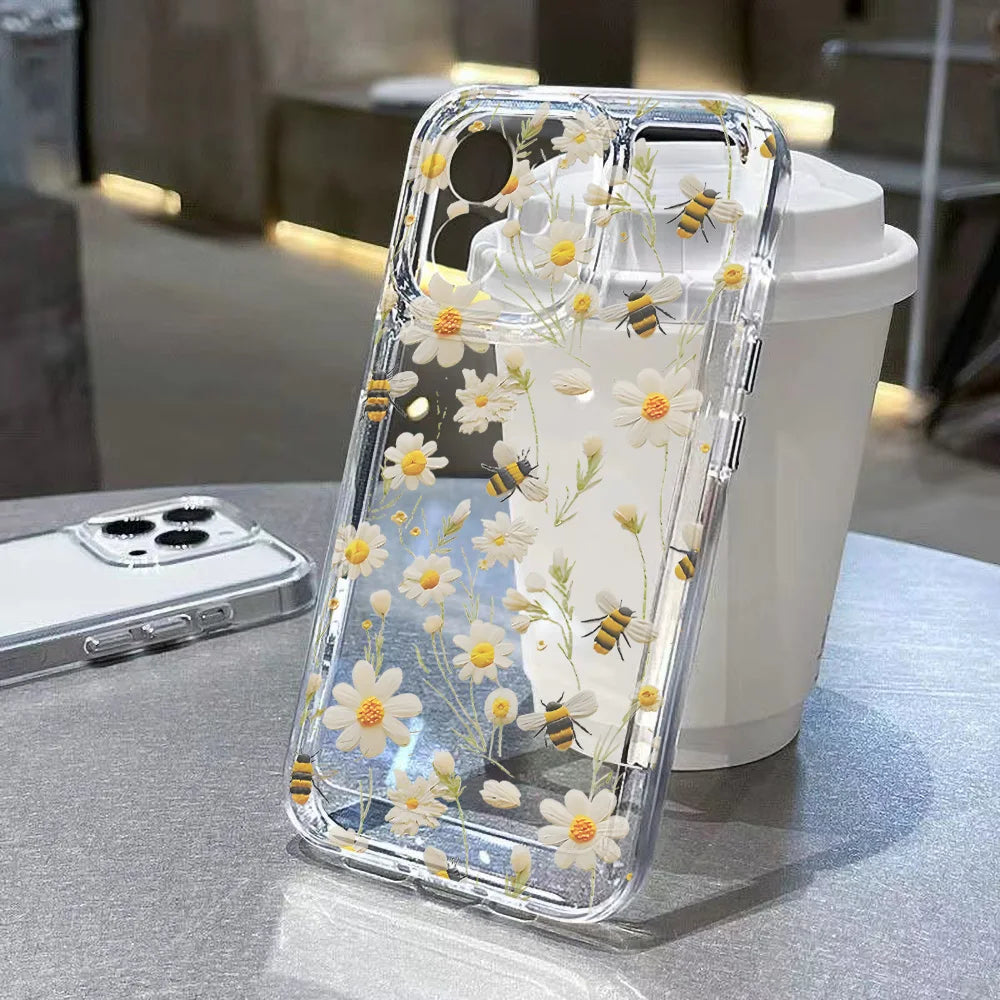 ⭐ Floral Clear Shield Case
